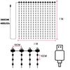 Умные светодиодные гирлянды-шторы 9,8 фута x 9,8 фута 400 светодиодов питание от USB DIY художественное комнатное освещение гирлянды с приложением и пультом управления Рождество