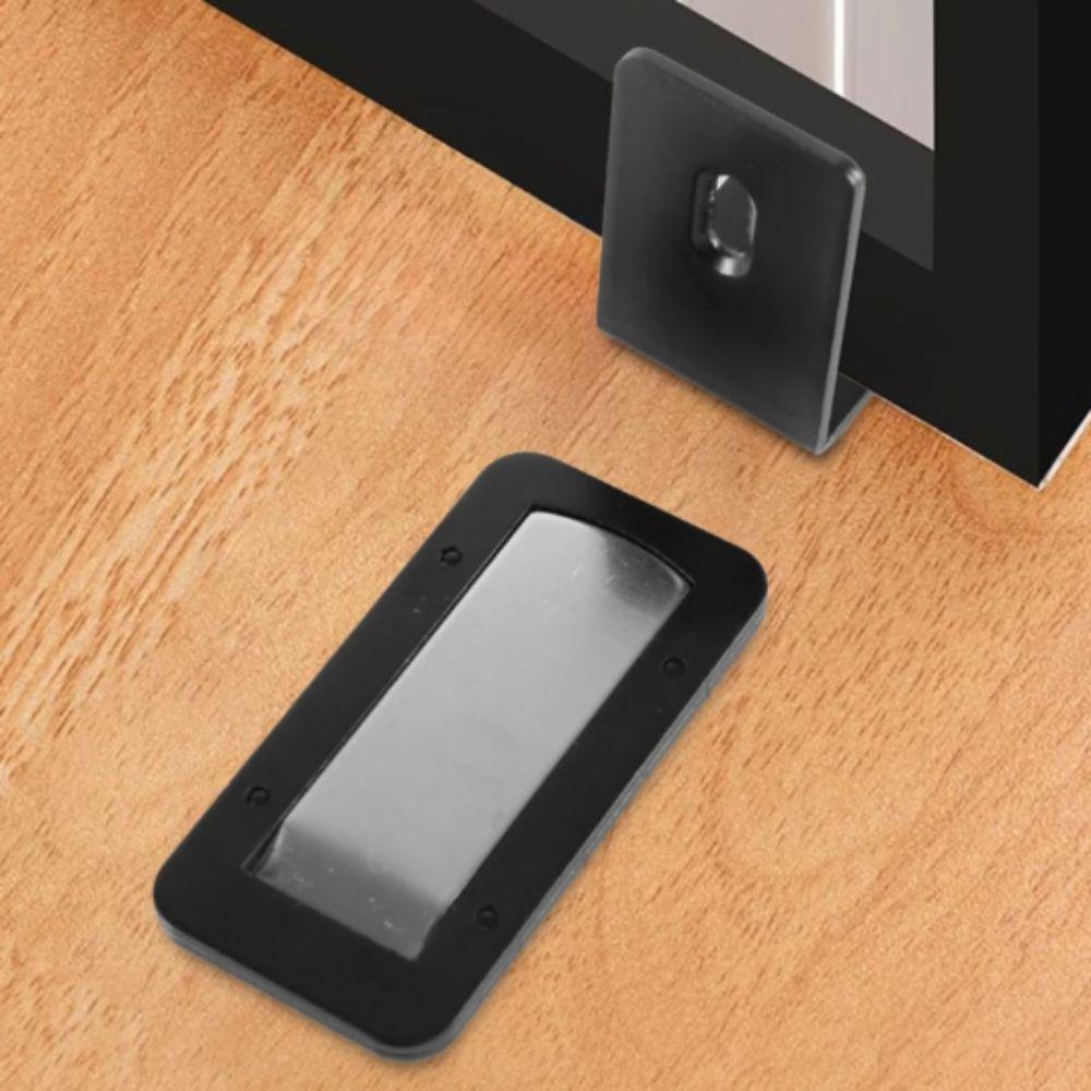 Ультратонкий дверной стопор из нержавеющей стали Ультратонкий сильный магнитный держатель для двери Рама Дверь