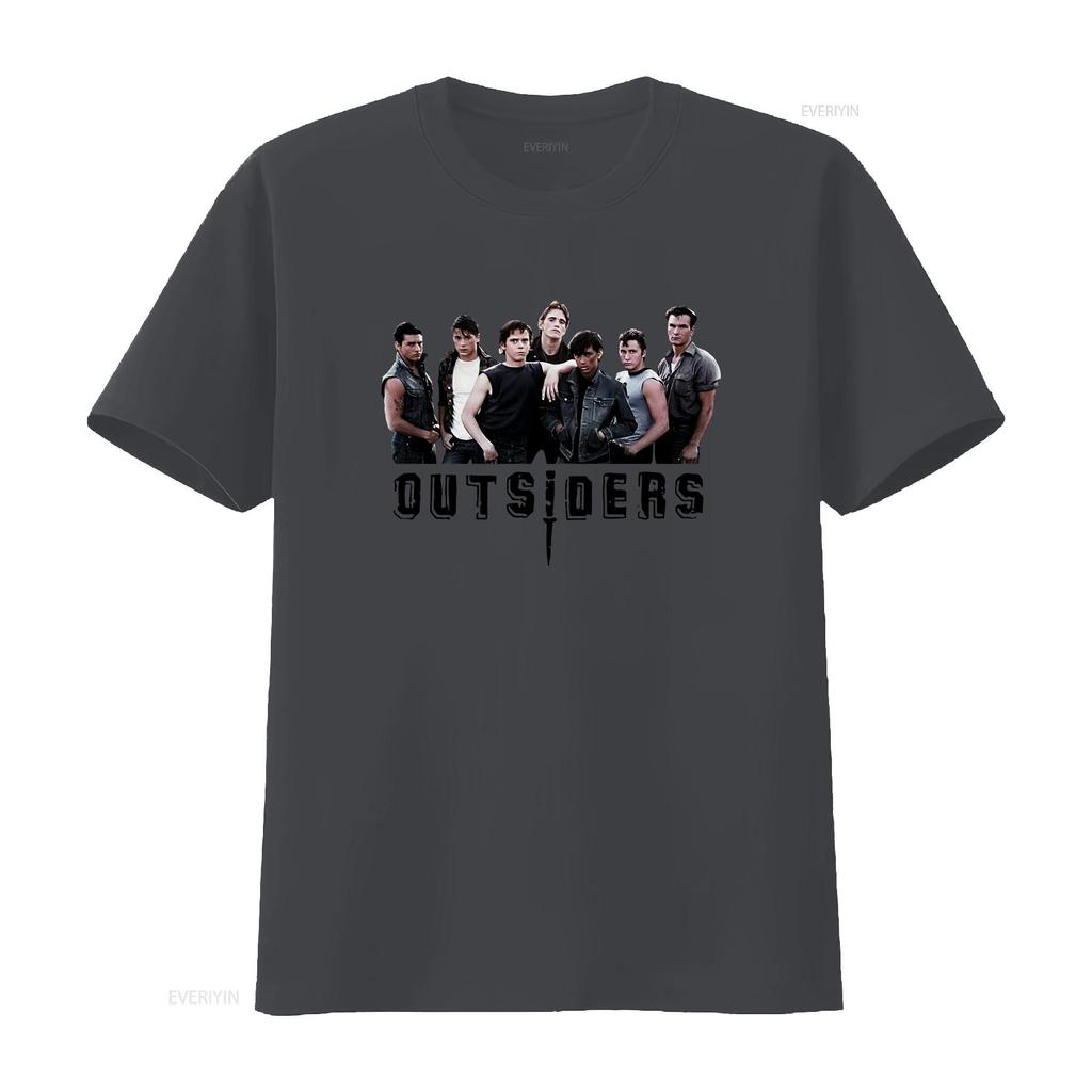 The Outsiders T Shirt 749 Retro White vintage Washed Stretched Soft Unisex Top For Everyday Wear graphic Casual Versatile