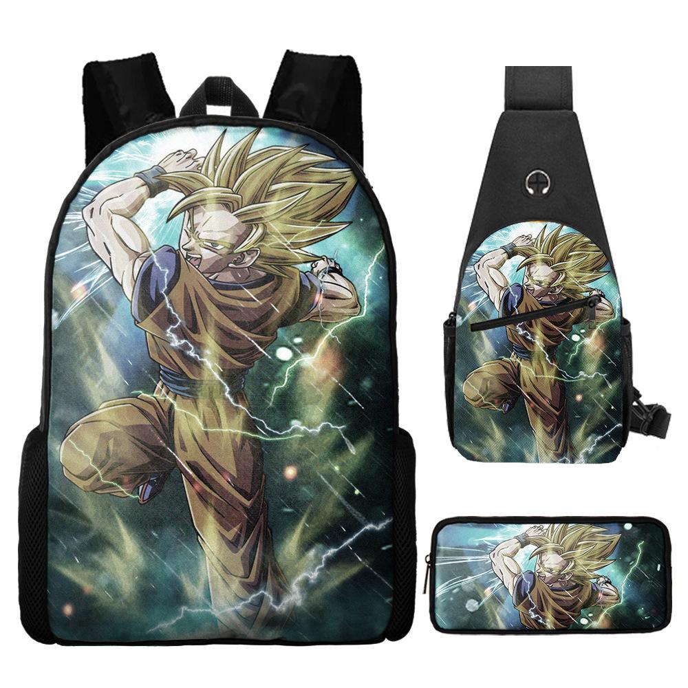 Dragon Ball Dragon Ball Backpack Primary And Secondary School Schoolbag Shoulder Bag Satchel Pencil Case