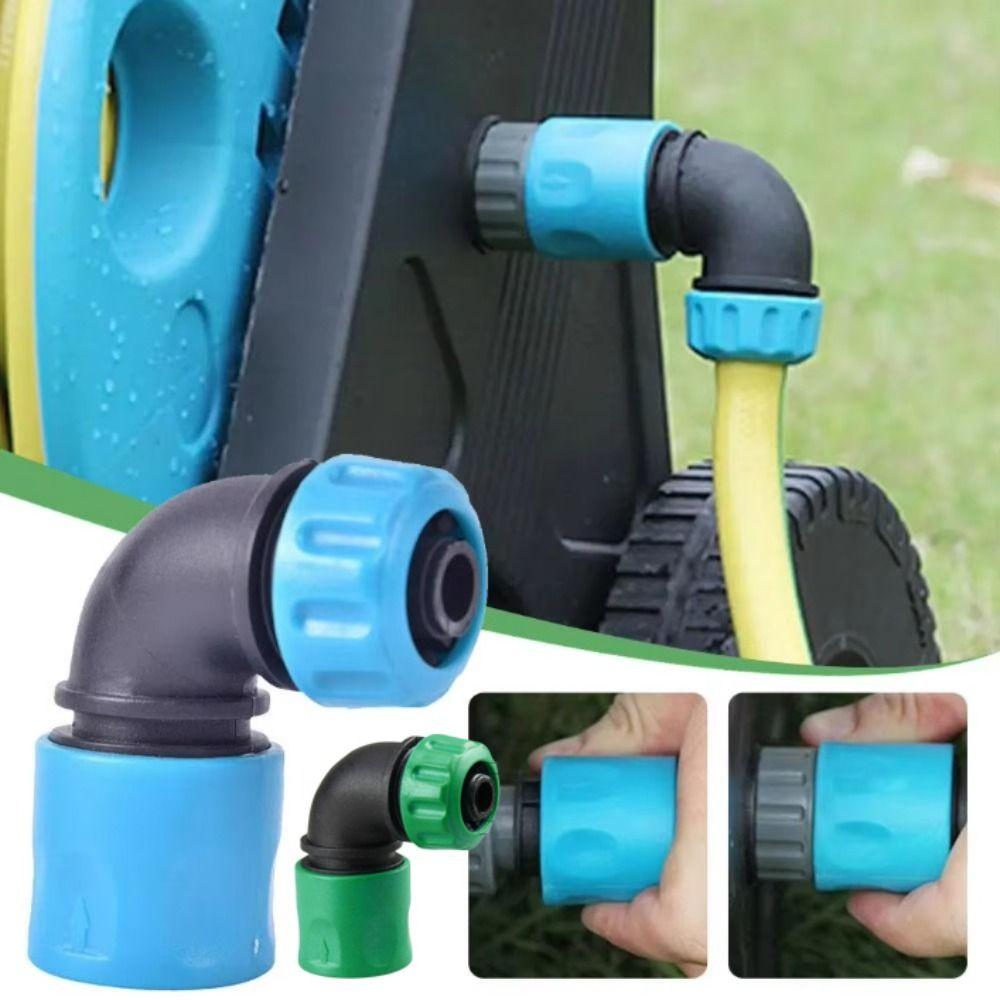 16mm Size Garden Irrigation Hose Adapter ABS Material Hose Adapter Quick Connector Repair Use
