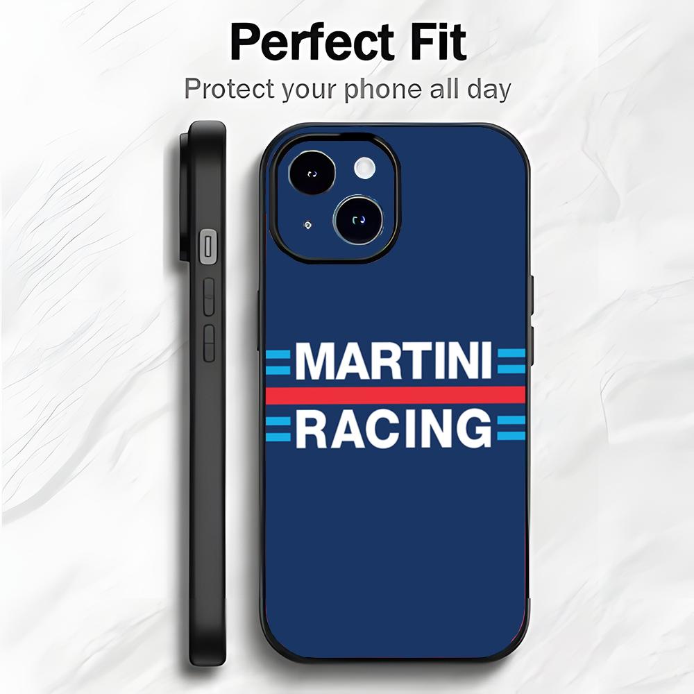 Спонсор автоспорта M-Martini Racing Чехол для телефона Чехол для телефона Мягкая упаковка Легкий Для iPhone17 16 15 14 13ProMax