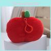 Adorable Creative Apple Plush Doll Keychain Cute Soft Toy Accessory Gift For Kids