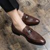 Летние популярные парикмахерские кожаные туфли Британские туфли черные business casual туфли внутреннее увеличение роста