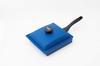 Широкая сковорода с крышкой FUCHIBITE, цвет Genkai Blue