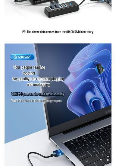 ORICO USB 3.0 4-портовый мультипортовый удлинительный адаптер