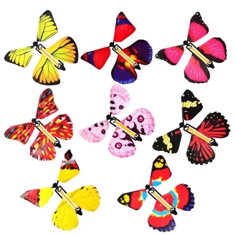 DIY Flying Butterfly Prank Toy - Interactive Parent-Child Craft & Gift