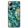3D Тисненый Чехол Для Телефона Xiaomi Poco M6 Pro Цветочный Силиконовый Мягкий Задний Чехол Для Xiaomi Poco M6 Pro Чехол PocoM6 M 6 Pro Capa
