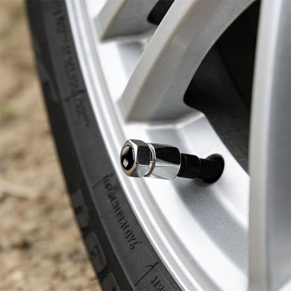 4Pcs Car Wheel Tire Valve Caps For Audi BMW Mercedes-Benz VW GTI Skoda Chevrolet Seat Renault Land Rover Fiat Toyota Ford Volvo