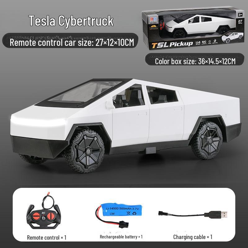 «Электрическая игрушечная машинка Tesla Cyber Pickup с дистанционным управлением для детей — большой подарок, хит продаж»