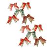 Burlap Butterfly Bows Christmas Decoration Bows Holiday Tree Pendants