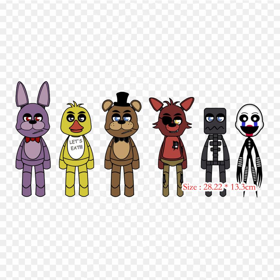 Мультфильм Fnaf Balloon Boy Five Nights At Freddy's 2 Balloon Boy Hoax Железные переводные картинки для одежды Футболка Сумка Теплопередающие наклейки Утюг на заплатках