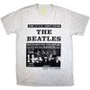The Beatles Унисекс футболка для взрослых Washington Coliseum 64 с рекламой