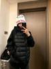 Winter New Hooded Splicing Down Padded Clothing Fashion Thickened Warm Versatile Small Padded Jacket