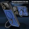 Magsafe Magnetic Wireless Charge Case For Xiaomi Redmi Note 12 12S 4G Note12 Pro Plus 5G Ring Stand Phone Back Cover