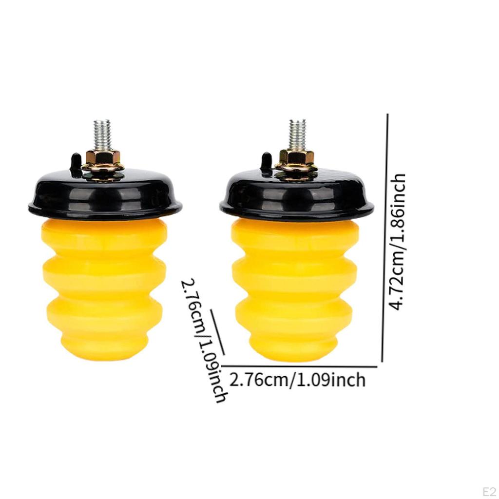 2x задняя рама Bump Stops 15712438 Jounce Snubber Parts резина с гайками простая установка