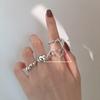 925 Stamp Silver New Multiple Styles Simple Wave Light-shaped Solid Rings Trendy Couple Jewelry