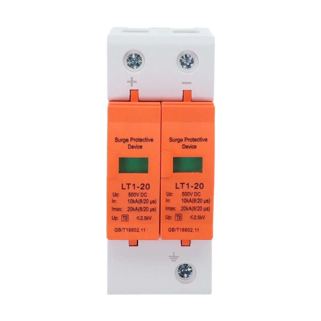 2P 20KA DC 500V/1000V для SPD Устройство защиты от перенапряжения Разрядник низкого напряжения PV