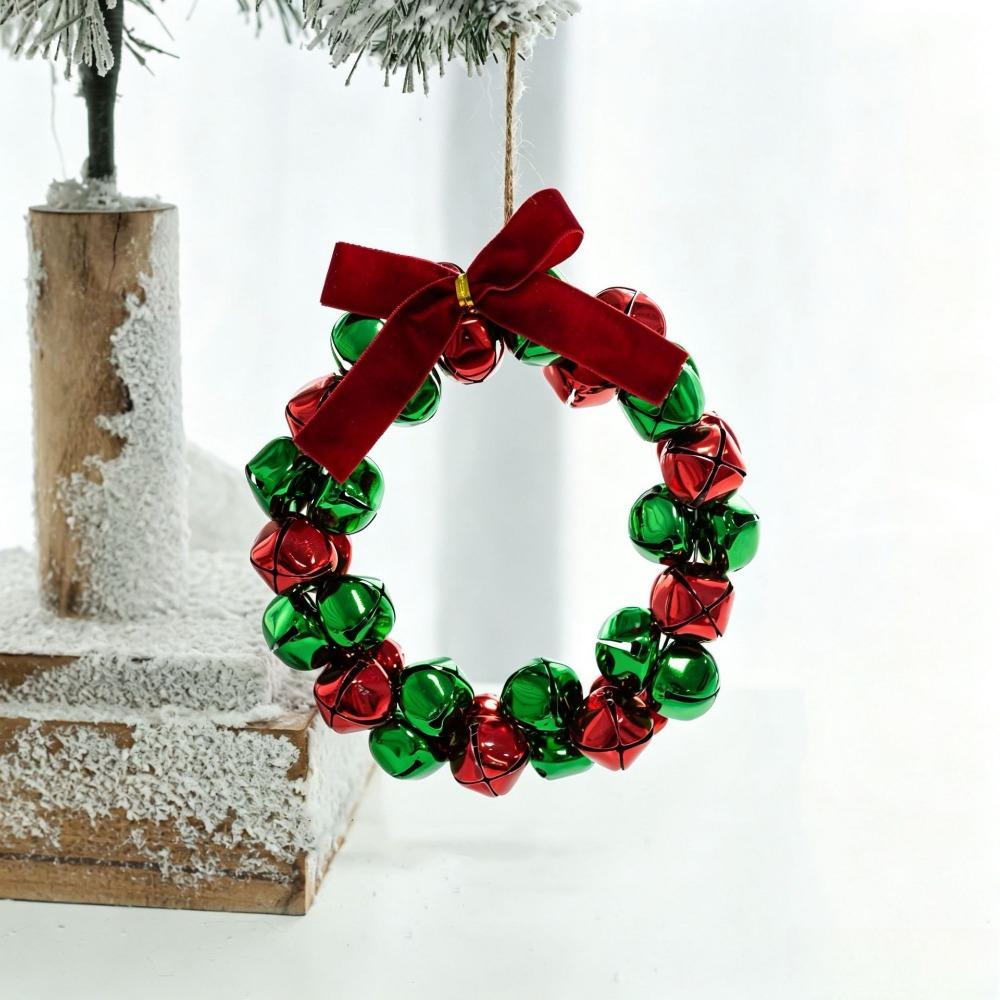 Multicolor Christmas Bell Garland Photo Props DIY Accessories Christmas Tree Hanging Decoration Hanging Design Bell Wreath