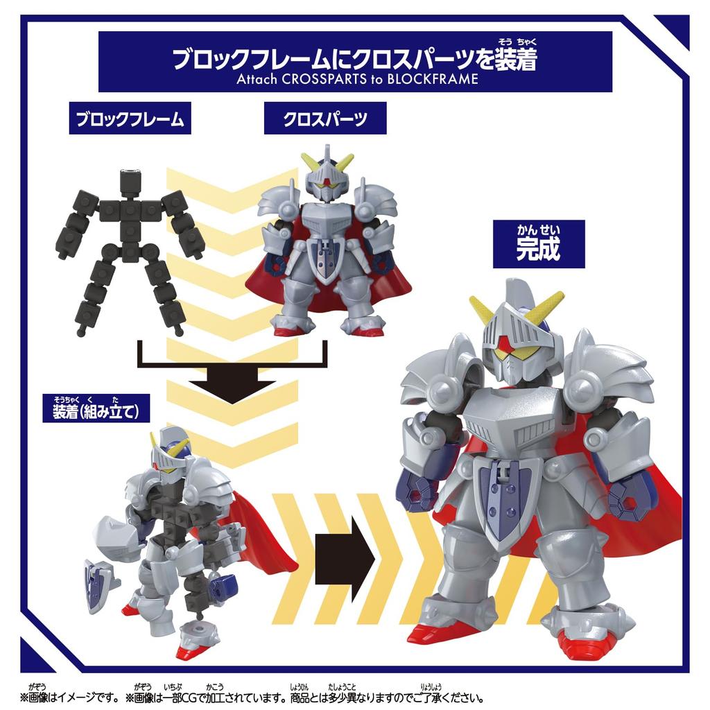 [BANDAI] Блокросс Рыцарь Гандам [Премия «Игрушка года в Японии 2025», номинация «Превосходство в категории для взрослых]