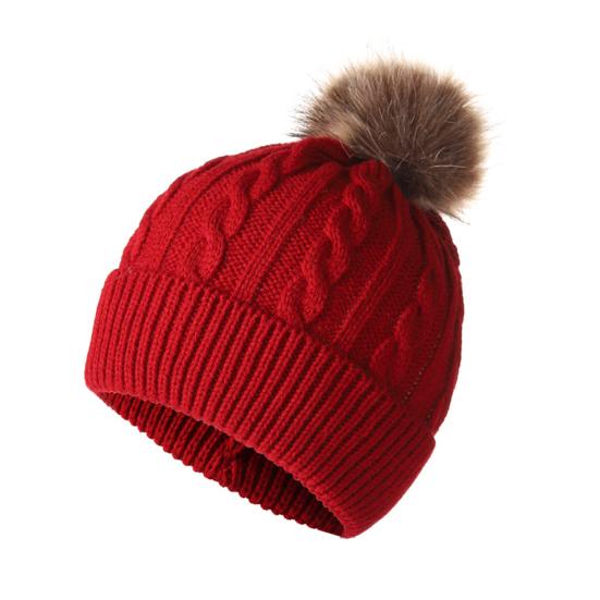 3 шт./компл. Женский зимний набор шапка, шарф, перчатки, шапка вязаная фактурой «косы», украшенная плюшевым помпоном, длинный шарф, теплый комплект перчаток