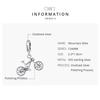 BAMOER 925 Sterling Silver Cool Mountain Bike Charm Pendant Fit Original Bracelet & Bangle DIY Jewelry