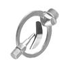 360 Degree Rotation Alloy Rain Nozzle Heavy Duty Metal Butterfly Head Irrigation Sprinkler Scattering Nozzle 1/2" Male Thread
