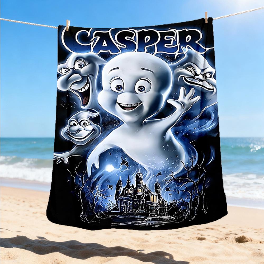 1 шт. Фланелевое одеяло Casper Ghost для улицы, легкое, теплое, уютное, для путешествий, кемпинга, офиса, из мягкой полиэфирной ткани