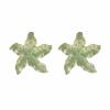 Jewelry Temperament Large Flower Earrings Fairy Luxury Enamel Earrings Elegant Alloy Ear Studs Birthday