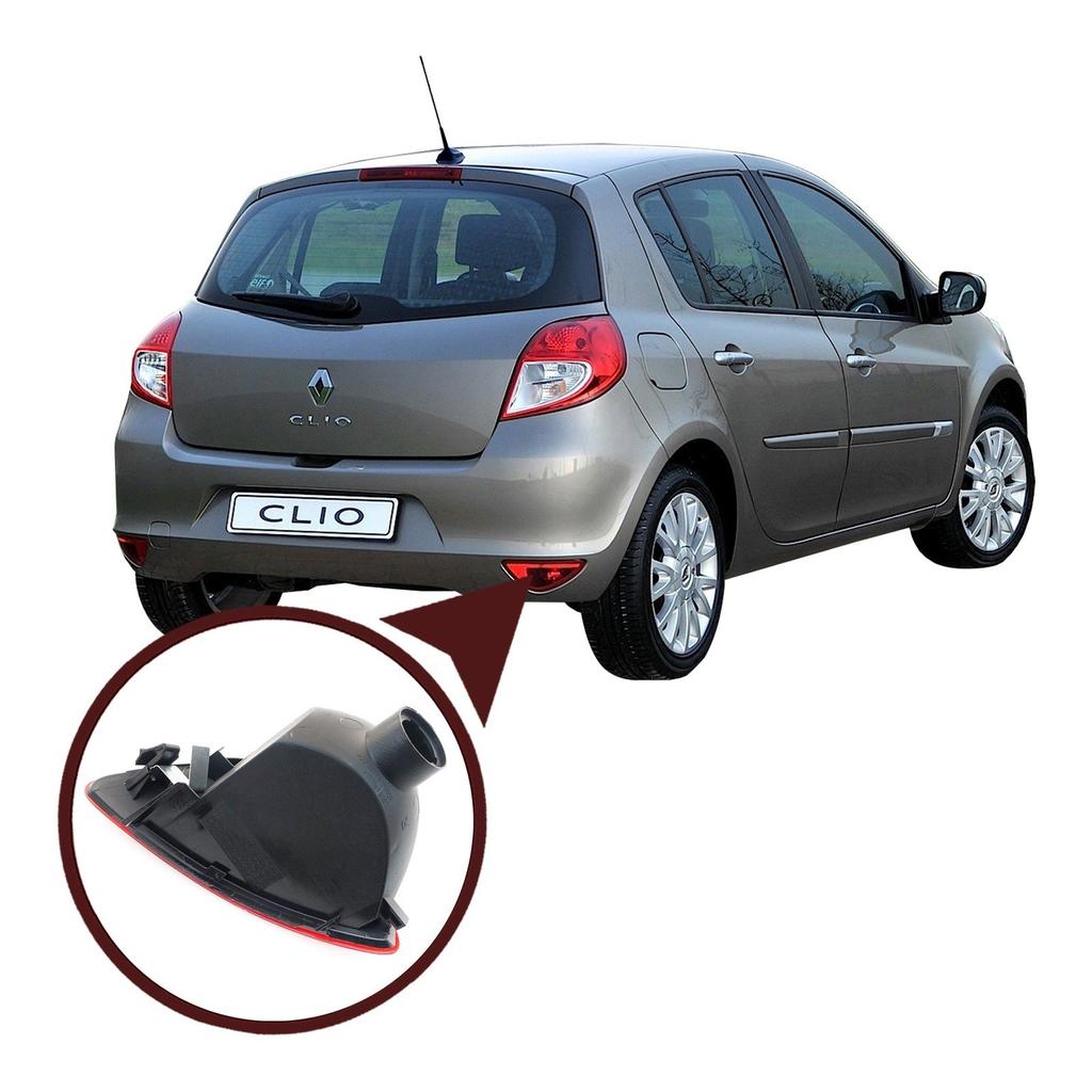 BSP988-2 Задний бампер Противотуманный фонарь Линза Рефлектор 8200776054 Правая сторона для Renault Clio MK3 Сделано в Турции