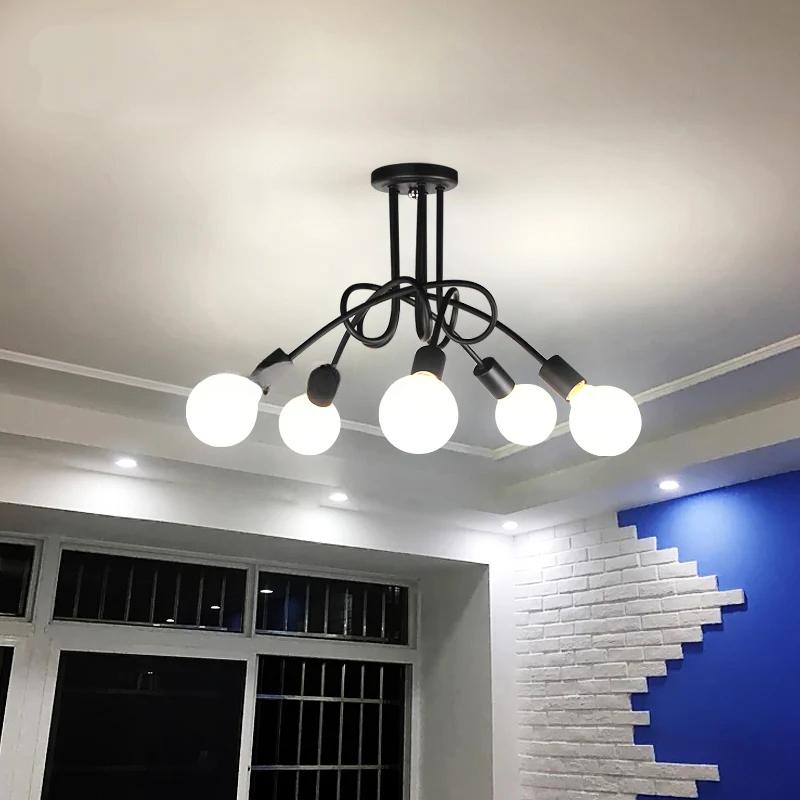 Modern Minimalist Chandelier Creative Branch-Shaped Ceiling Light for Hotel Restaurant Living Room Kitchen Bedroom Decor Light