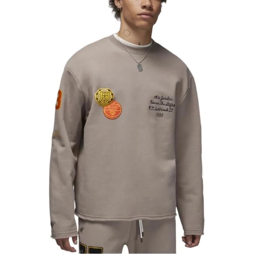 Jordan HTG SS23 Sweatshirt Asia Version Men's Gray (Unisex) Sweatshirts DX6240 087
