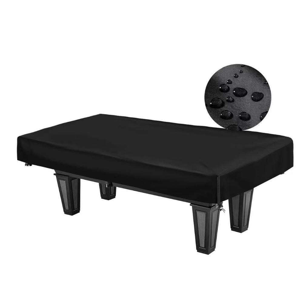 Silver Coated Billiard Table Cover Black Shell Portable Protective Case Pool Tables