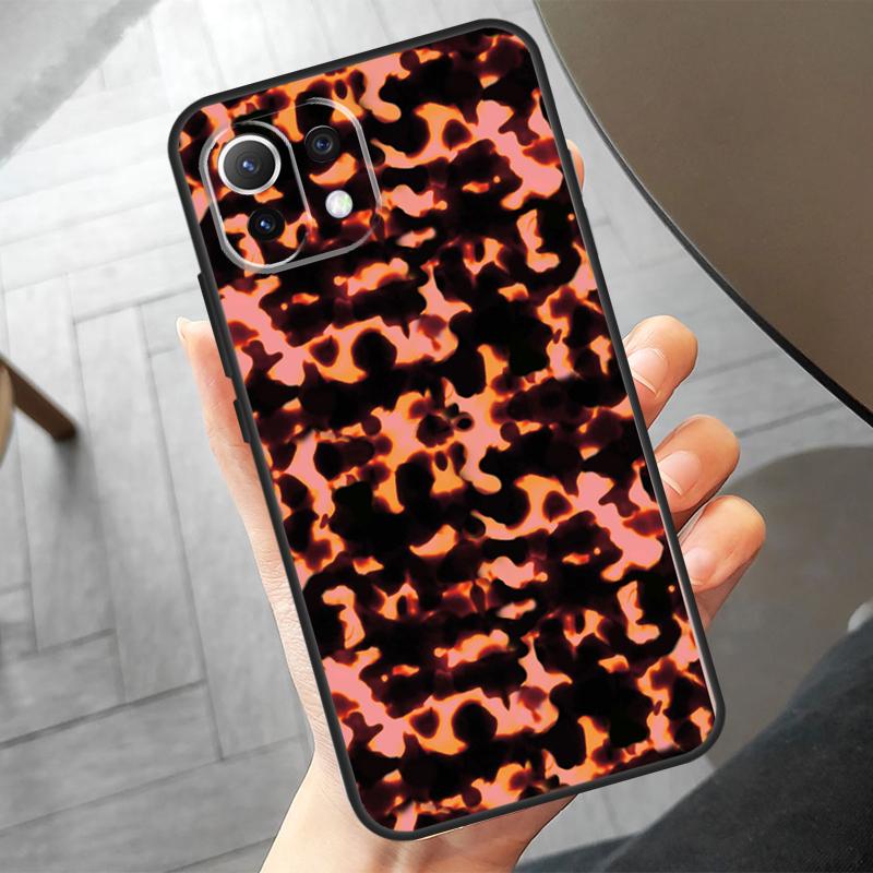 Tortoise Shell Pattern Case For POCO X3 X5 X6 F6 Pro M6 M5s F3 F5 Xiaomi 13T Pro 11T 12T 12 Lite 13 14 Ultra Cover