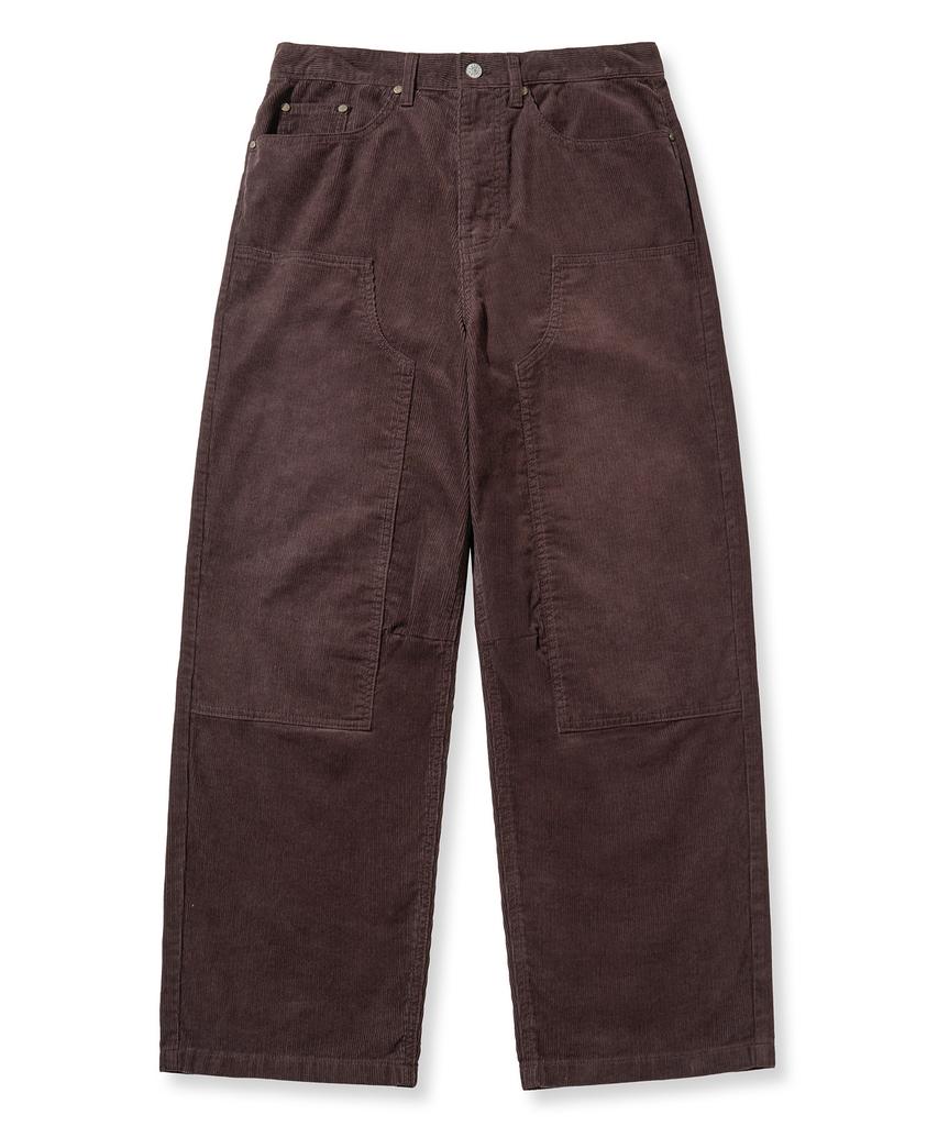 BROWNBREATH Double Knee Corduroy Pants - Brown