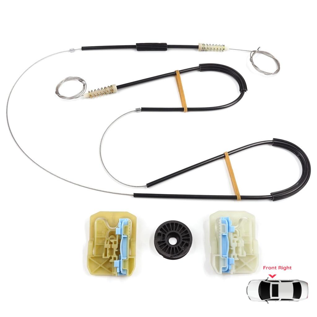BWR5561 Window Regulator Repair Set Front Right Door for Skoda Octavia MK3 III 5E 2012-2021 4/5 Door 5E0837462
