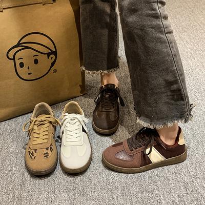 Ретро повседневная обувь женская 2024 новая корейская классическая тонкая круглая одинарная обувь