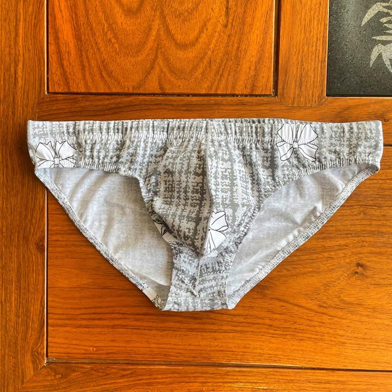 Мужское дышащее сексуальное нижнее белье-треугольники из чистого хлопка, удобное нижнее белье с низкой посадкой