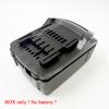 Power Tool Lithium Battery Case Storage Box Protection Circuit Board for Metabo 18V Li-ion Battery BS18LT PCB BMS Shell Housings