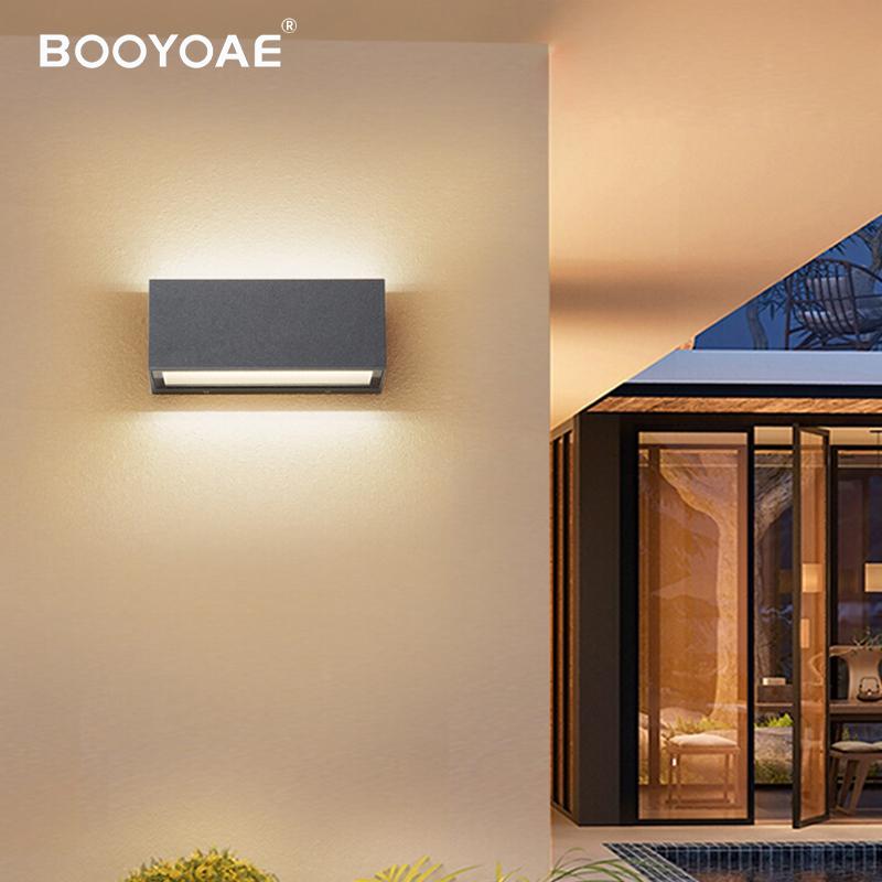 Наружный настенный светильник Садовое освещение Дорожка Вилла Коридор Наружное внешнее освещение Крыльцо Простой Балкон Ворота Водонепроницаемый светильник для террасы