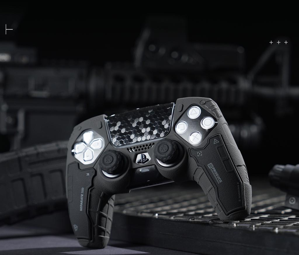 Mecha Matte Silicone Soft Protector Sticker Skin For Sony Dualsense 5 PS5 Controller Case Thumb Stick Grip Cap Cover