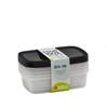 Коробка для хранения продуктов емкостью 1 л (Упаковка из 4 шт.)