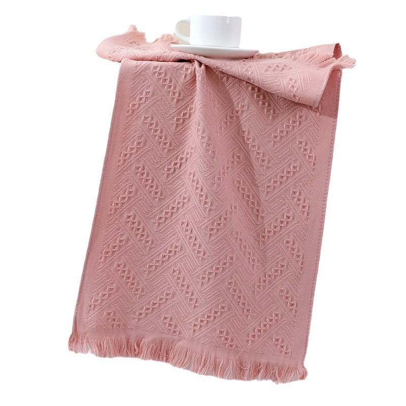 Чистый хлопок 32 нити турецкое полотенце с кисточками свадебное мягкое марлевое полотенце для лица подарок для рук