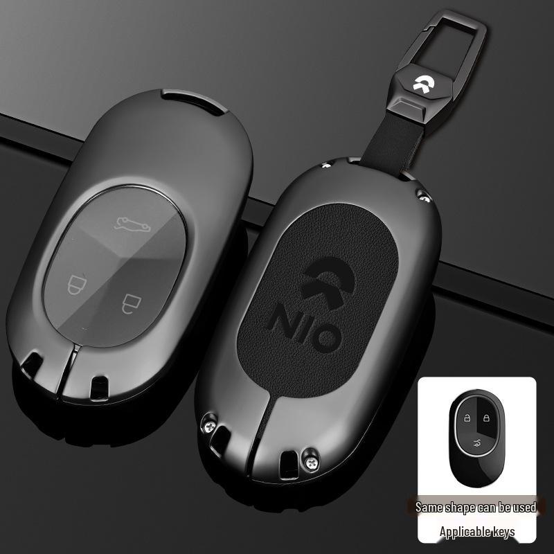 Премиальный чехол для ключа Nio для ET5, ET7, ES7, EC7 - Автомобильный аксессуар высокого класса с мужской застежкой-ракушкой