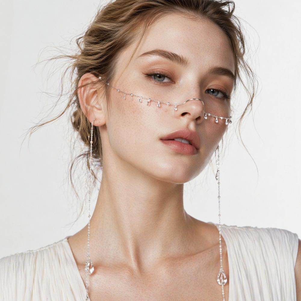 Rhinestone Body Chain for Women & Couples – Shiny Party Body Jewelry