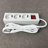 PVC Electrical Charging Adapter European Standard Plug Outlet Power Strip  Office