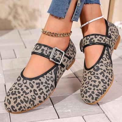 Туфли Женские Балетки С Неглубоким Вырезом Осенние Легкие Удобные С Острым Носком Лоферы Балетки Осенние Леопардовые Ретро Платье Туфли