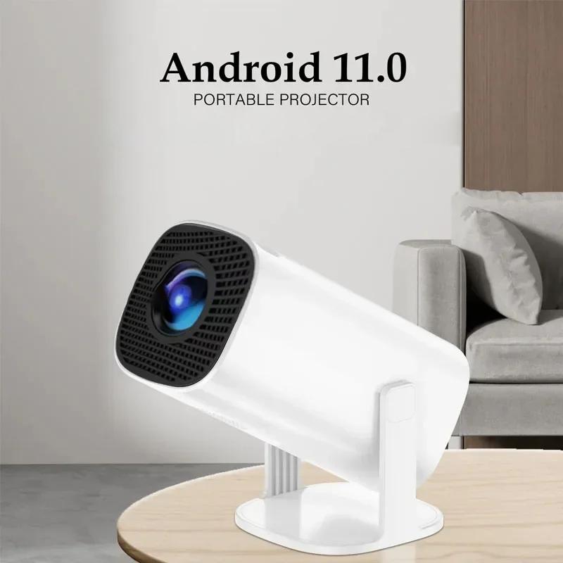 Портативный проектор 4K HD Android 11 Wifi6 260ANSI Allwinner H713 BT5.0 1080P 1280*720P Видео Кинотеатр Уличные Портативные Прожекторы