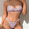2025 Цветочный Треугольный Бикини - Сексуальный Пляжный Купальник