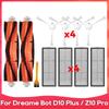 Подходит для ( Dreame Bot D10 Plus / RLS3D / Z10 Pro / L10 Plus ) Роликовая боковая щетка фильтр швабра пылесборник аксессуар для роботов-пылесосов